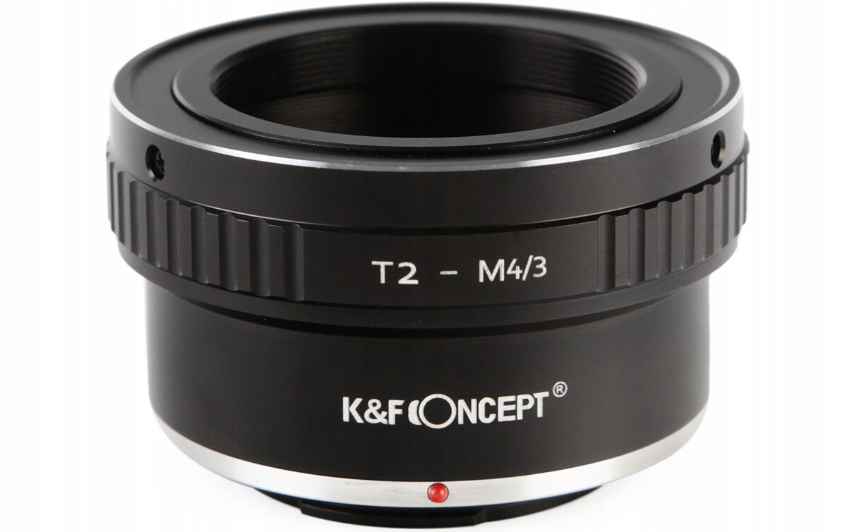 Adapter K&F CONCEPT KF06.249 T2-M4/3 precyzja wykonania