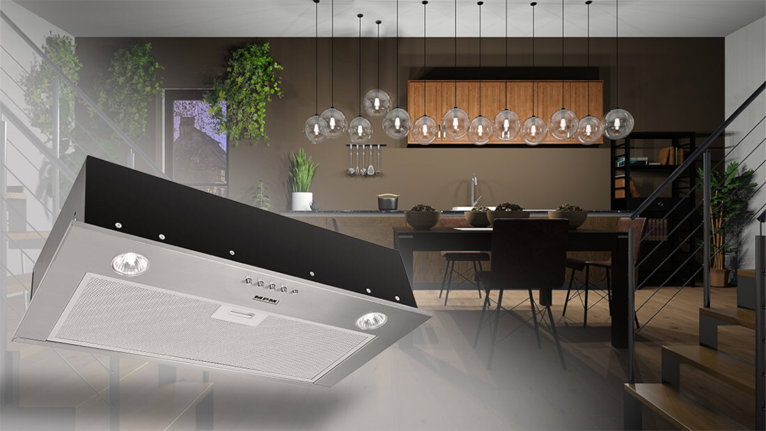 Okap MPM 61-OW-01 dwa tryby wyciag pochlaniacz zapachu filtr aluminiowy