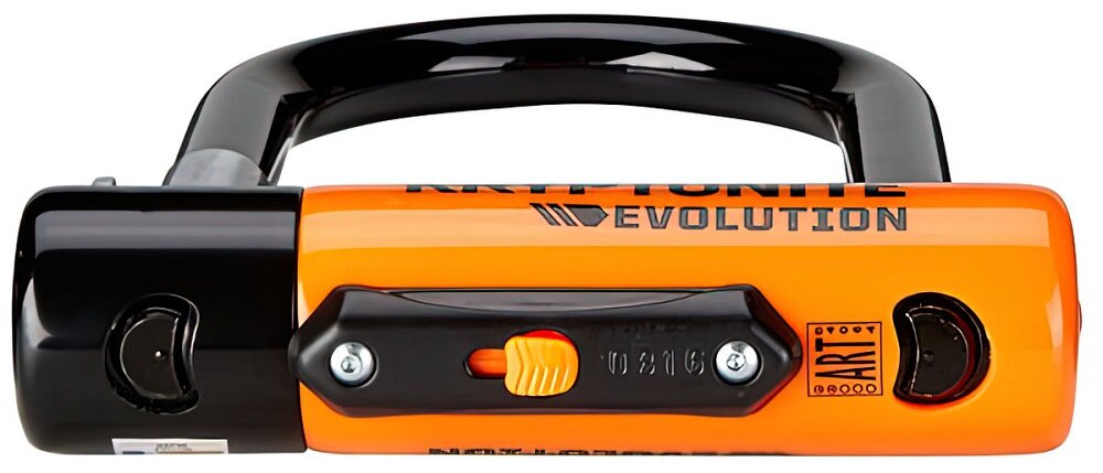 Zapięcie rowerowe KRYPTONITE Evolution Mini-5 U-lock Czarno-pomarańczowy - zabezpieczenie