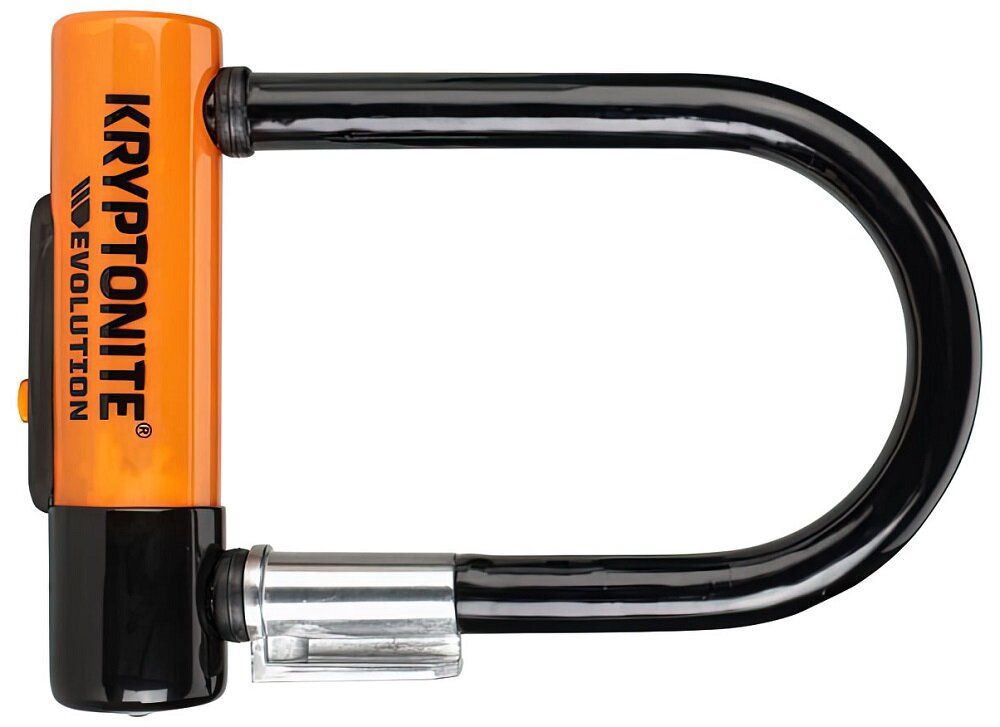 Zapięcie rowerowe KRYPTONITE Evolution Mini-5 U-lock Czarno-pomarańczowy - duza ilosc miejsca
