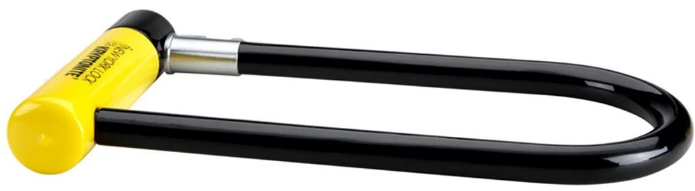 Zapięcie rowerowe KRYPTONITE New York Standard U-lock Czarno-żółty - Podwójny zatrzask 