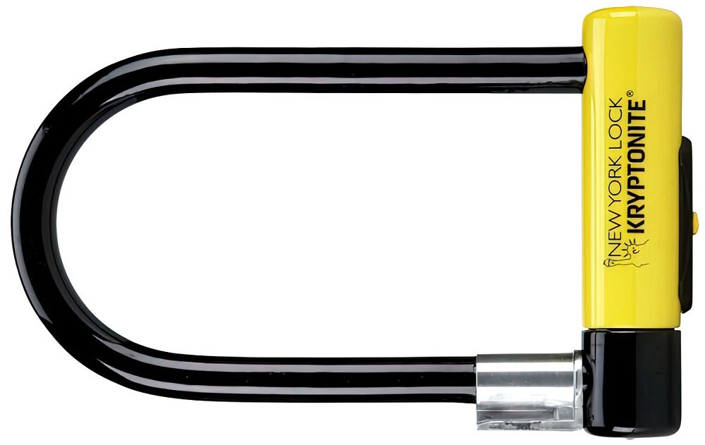 Zapięcie rowerowe KRYPTONITE New York Standard U-lock Czarno-żółty - Wymiary i design 
