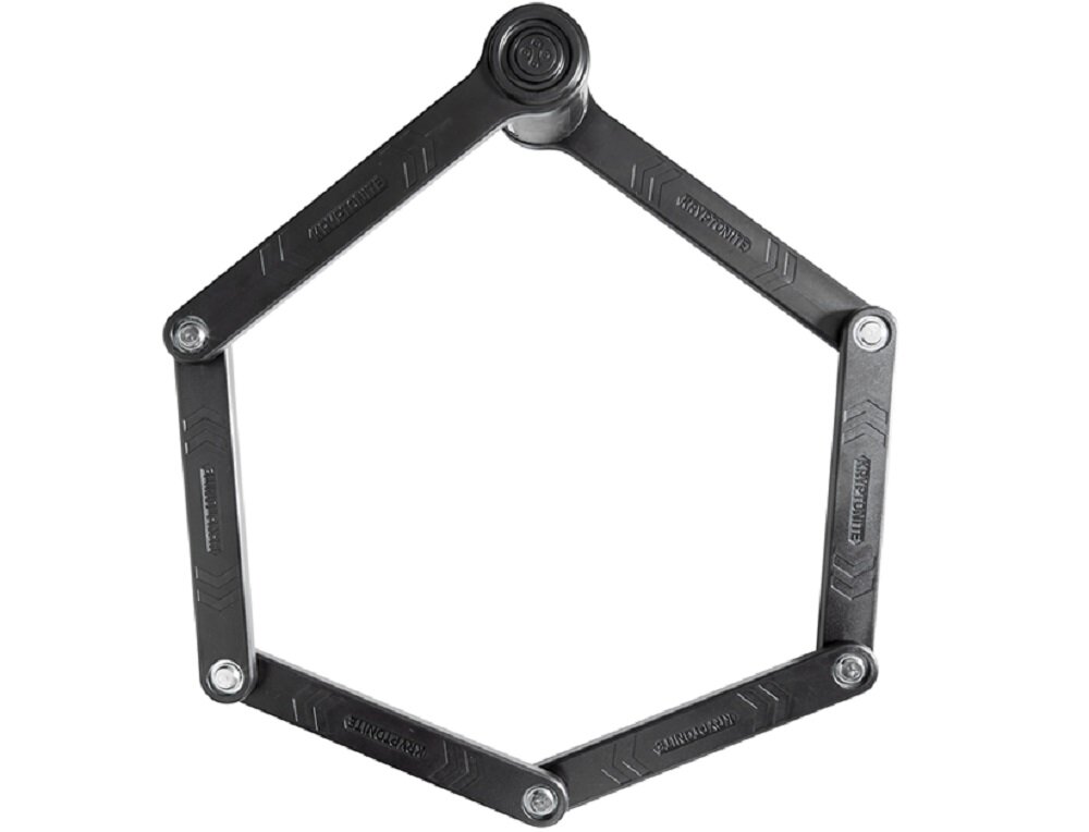 Zapięcie rowerowe KRYPTONITE Keeper 510 Folding lock Składane Czarny - Wygoda