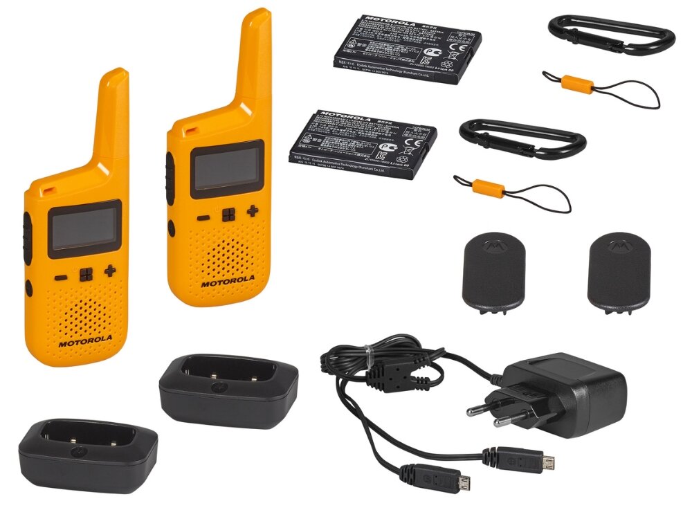 Radiotelefon MOTOROLA Talkabout T72
            zawartośc zestawu