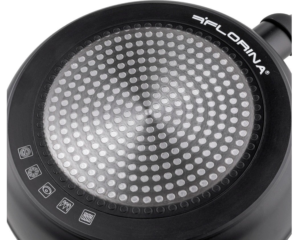 Patelnia FLORINA Silver Perfetto wszystkie rodzaje kuchenek