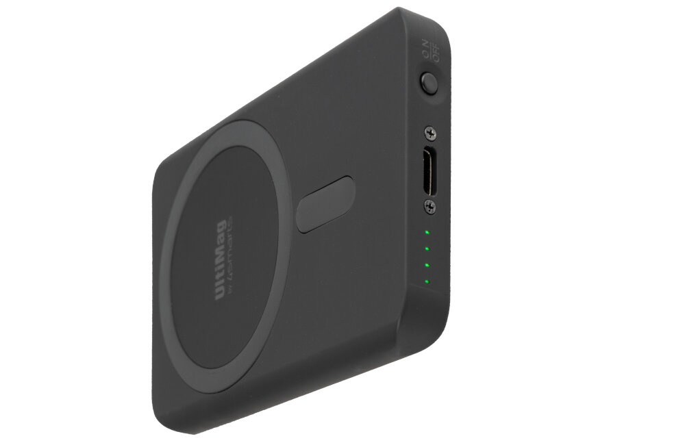 Powerbank 4SMARTS VoltHub UltiMag MagSafe 4000mAh Czarny ładowanie apple magnetyczna powłoka