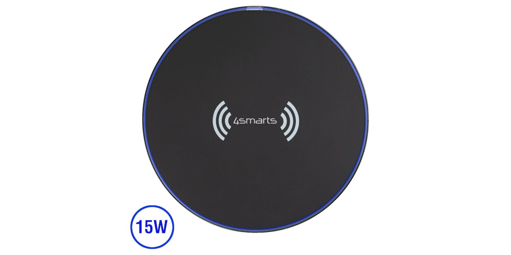 Ładowarka indukcyjna 4SMARTS Voltbeam Style 4S466178 15W Czarny bezpieczne urządzenia