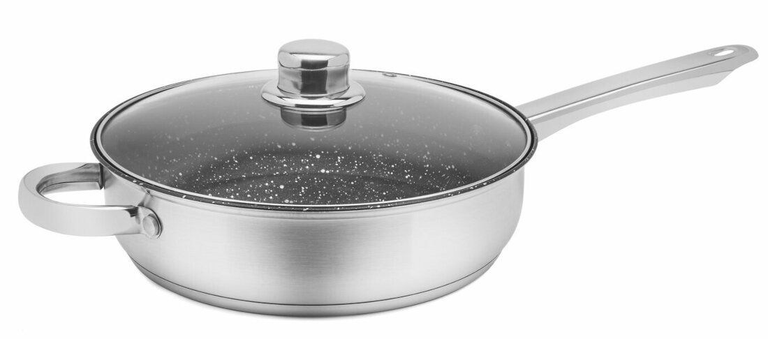 Zestaw garnkow TADAR Bahama (12 elementow) kolor kolorystyka srebrny wykonanie stal nierdzewna