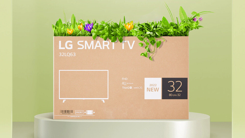 Telewizor LG 32LQ570B6LA - opakowanie