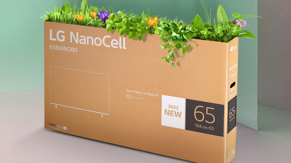 Telewizor LG NANO813QA - opakowanie