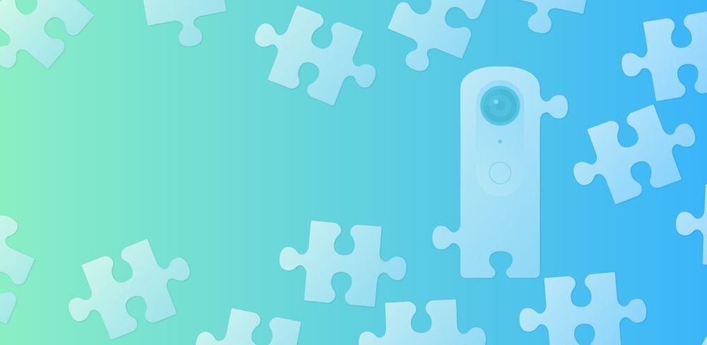 Kamera 360 RICOH Theta X sport montaż nagrywanie stabilizacja montaż edycja filtry ostrość śledzenie tryby bateria akumulator zasilanie ładowanie rozdzielczość filmy obudowa odporność wielkość łączność sterowanie