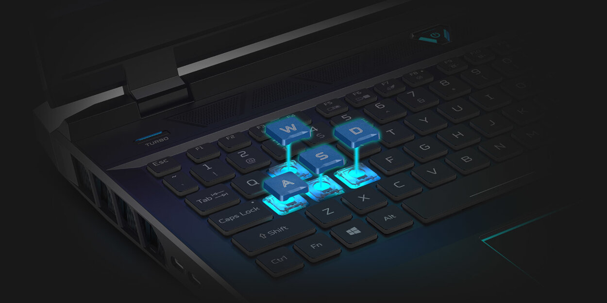 Laptop ACER Predator Helios 500 17.3 IPS 165Hz i7-11800H 16GB SSD 1TB GeForce RTX3070 Windows 10 Home Nowe klawisze WASD