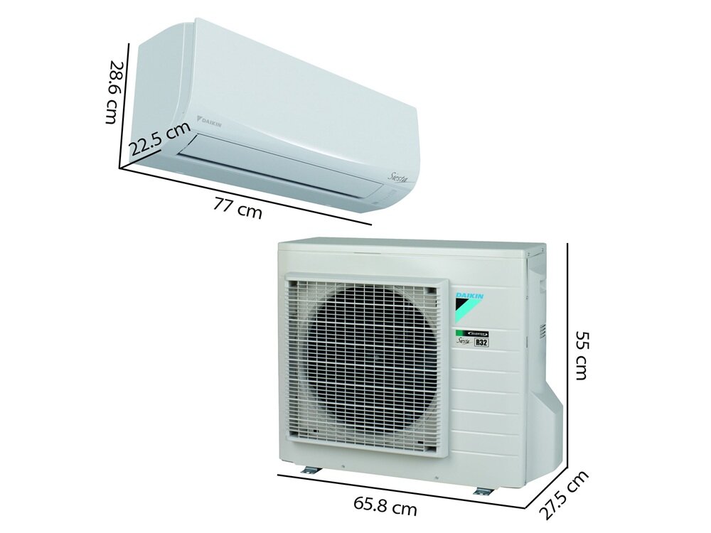 Klimatyzator DAIKIN Split Sensira Siesta 2,5 KW z usługą montażu