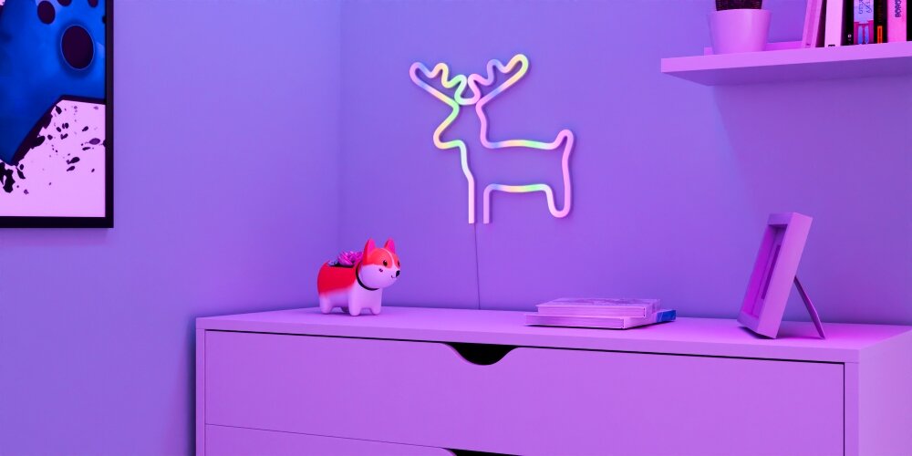 Neon LED FOREVER LIGHT Łoś RTV100229 wykonanie rachunki prąd energooszczędność trwałość