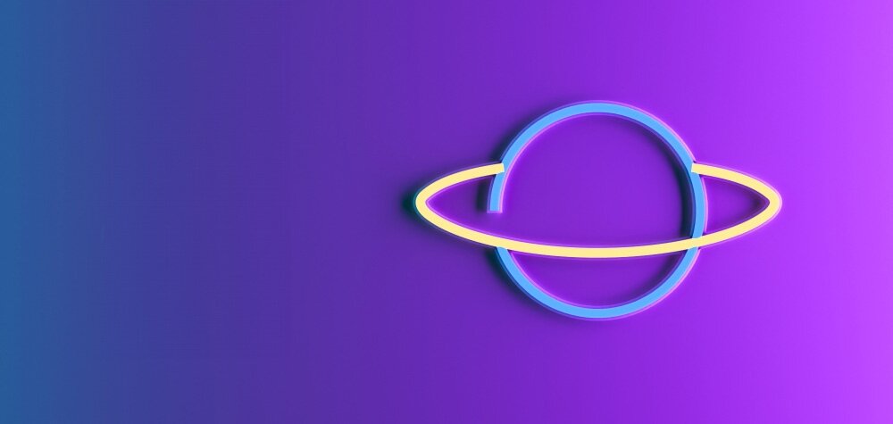 Neon LED FOREVER LIGHT Saturn RTV100228 nastrój neony pomieszczenie światło atmosfera