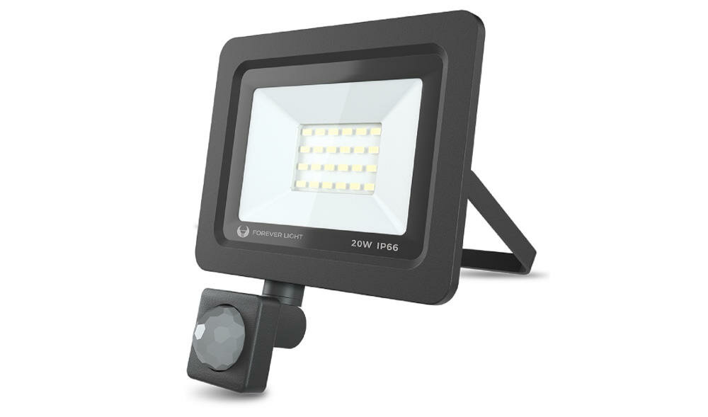 LED FOREVER naświetlacz wysoka jakość wykonanie szyba szkło hartowane radiator diody przegrzanie obudowa aluminium mniej energia barwa biel