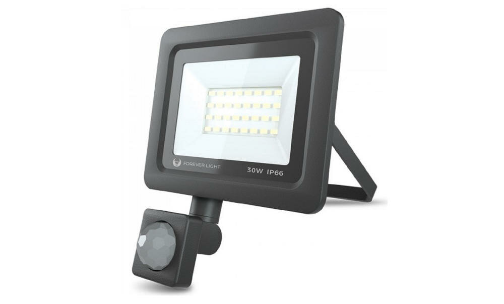 LED FOREVER naświetlacz wysoka jakość wykonanie szyba szkło hartowane radiator diody przegrzanie obudowa aluminium mniej energia barwa biel