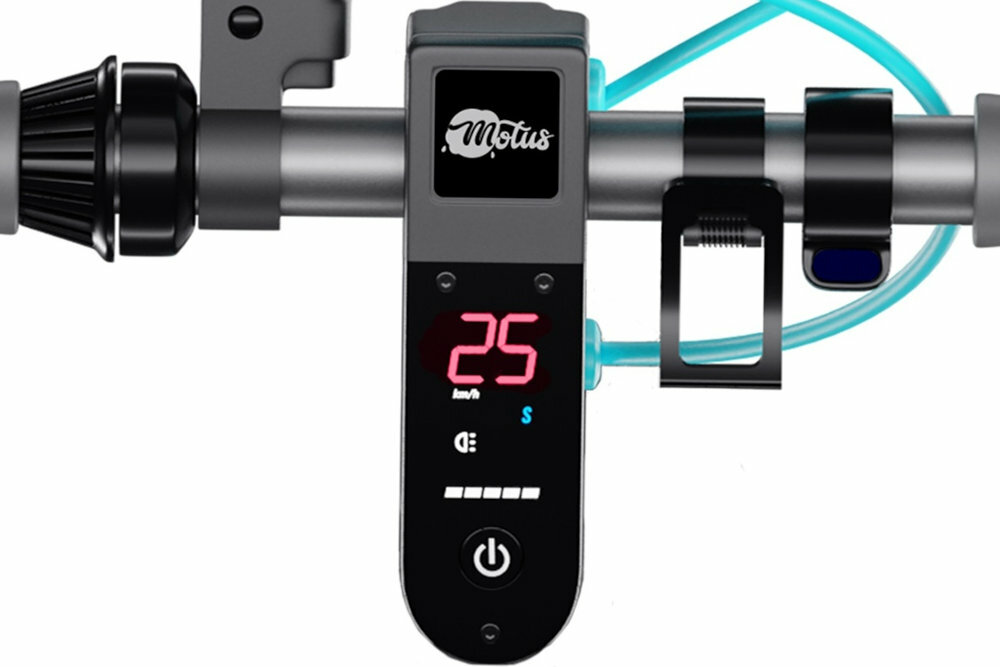 Hulajnoga elektryczna MOTUS Scooty 10 Lite Turkusowy aplikacja tryby