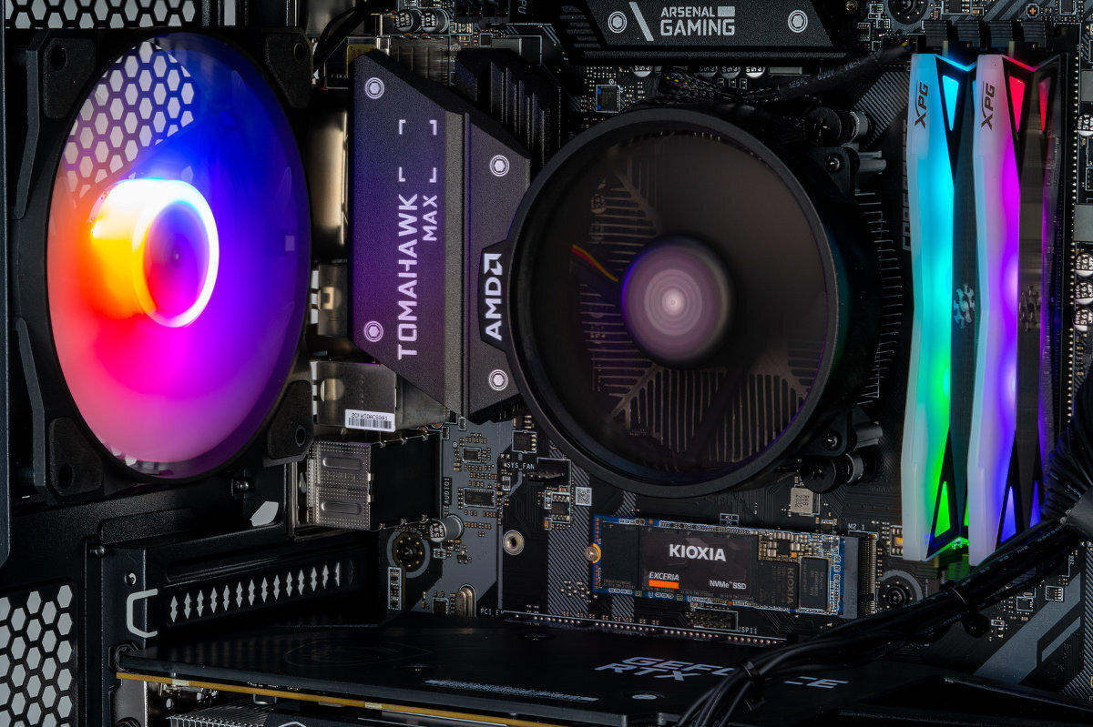 Komputer MAD DOG MD3600-A09 R5-3600 16GB RAM 500GB SSD GeForce RTX3060 Windows 11 Home płyta glowna