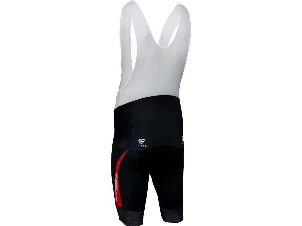 Spodenki rowerowe BOTTECCHIA Red Lab rozmiar L spodenki widoczne od tyłu komfort swoboda ruchów przylegający krój elastyczne materiały wkładka oddychający materiał