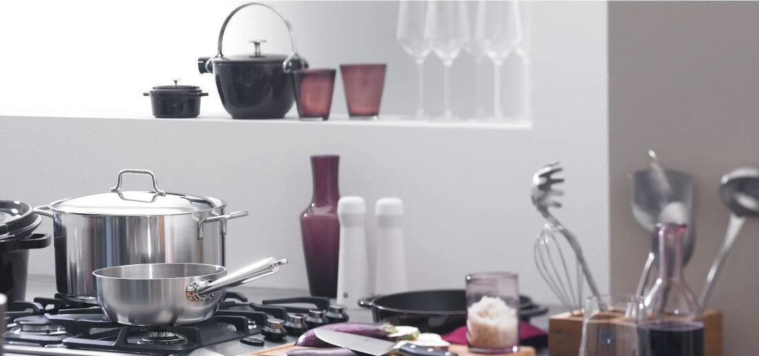 Garnek DEMEYERE Apollo 20 cm Technologia TriplInduc® Dno InductoBase®