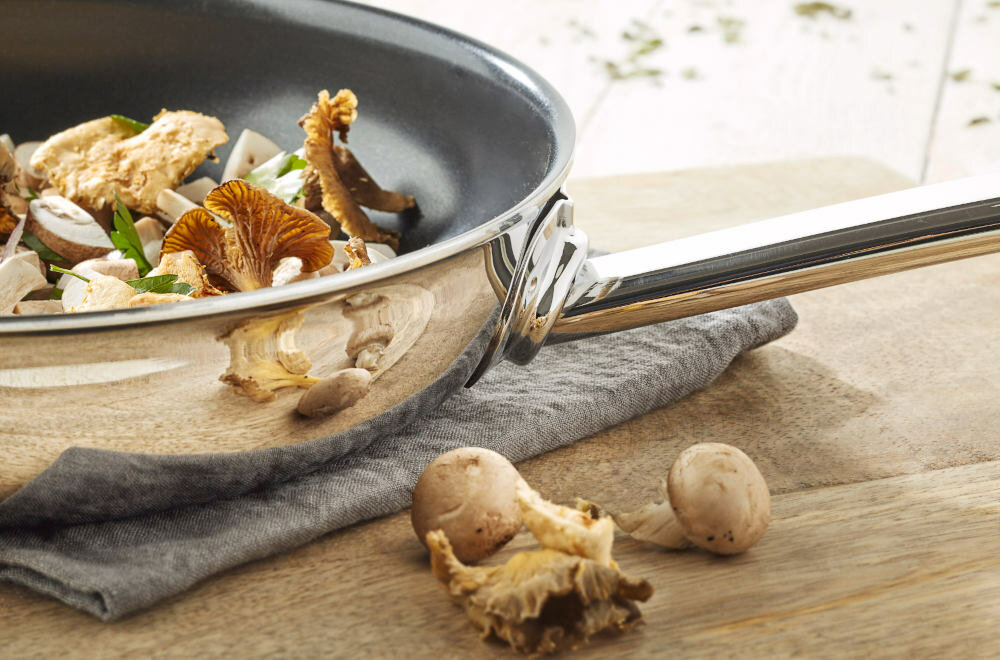 Patelnia DEMEYERE Ecoline 5 24 cm powloka PTFE do wszystkich plyt grzewczych uzytkowanie mozliwosci