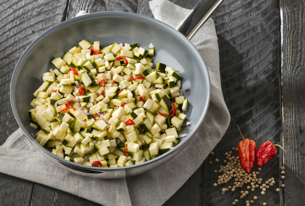 Patelnia DEMEYERE Ecoline 5 24 cm nieprzywierajaca powloka Duraslide® 