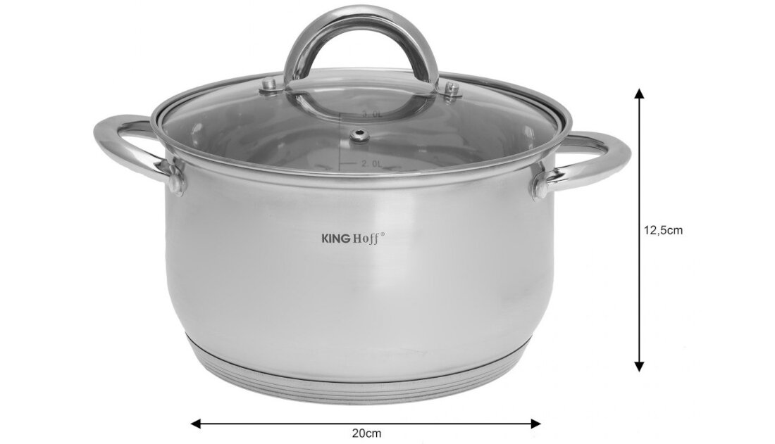 Zestaw garnkow KINGHOFF KH-4447 (6 elementow)