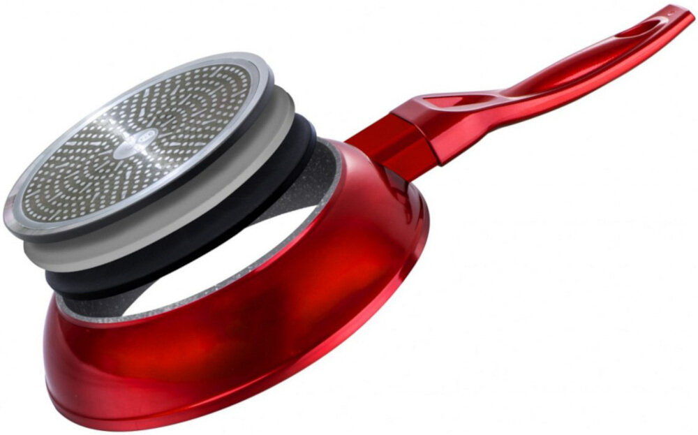 Zestaw garnkow BERLINGER HAUS Metallic Line Burgundy BH-7030 (13 elementow)