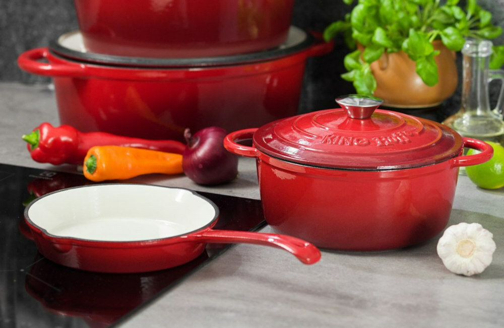 Garnek KINGHOFF KH-1614 21 cm rownomierne i stopniowe dochodzenie potraw uzytkowanie