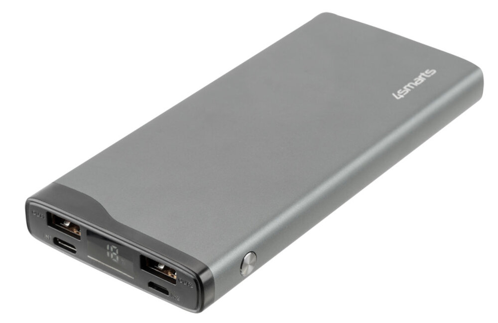 Powerbank 4SMARTS VoltHub Pro 10000mAh Szary futerał ochronny