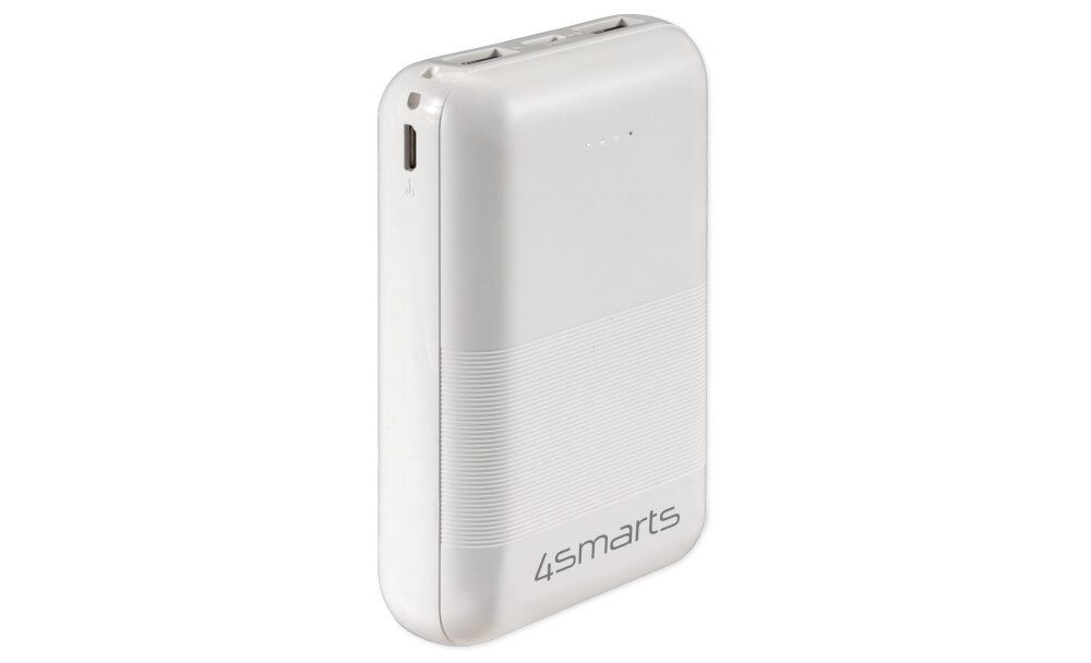 Powerbank 4SMARTS VoltHub Go2 10000mAh Biały bateria porty podróże 
