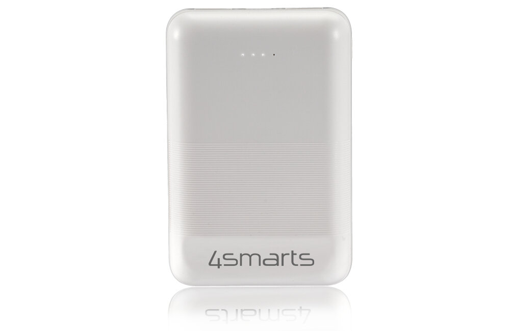 Powerbank 4SMARTS VoltHub Go2 10000mAh Biały wskaźnik poziom naładowania