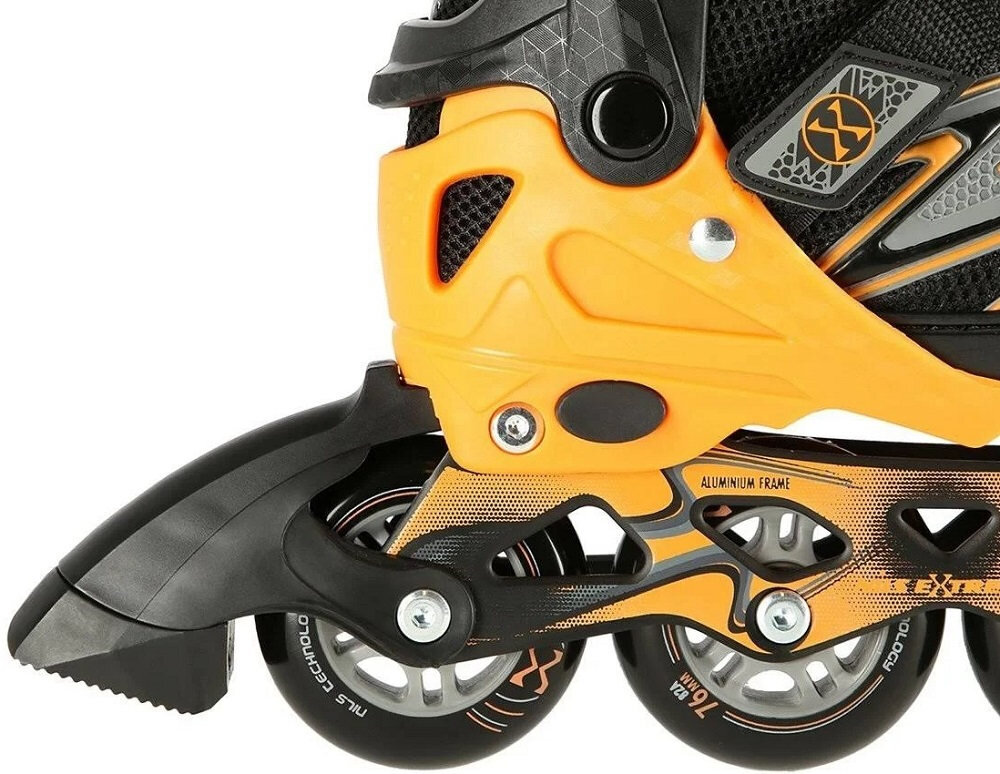 Łyżworolki NILS EXTREME NA11010 (rozmiar 31-34) - Wbudowane hamulce