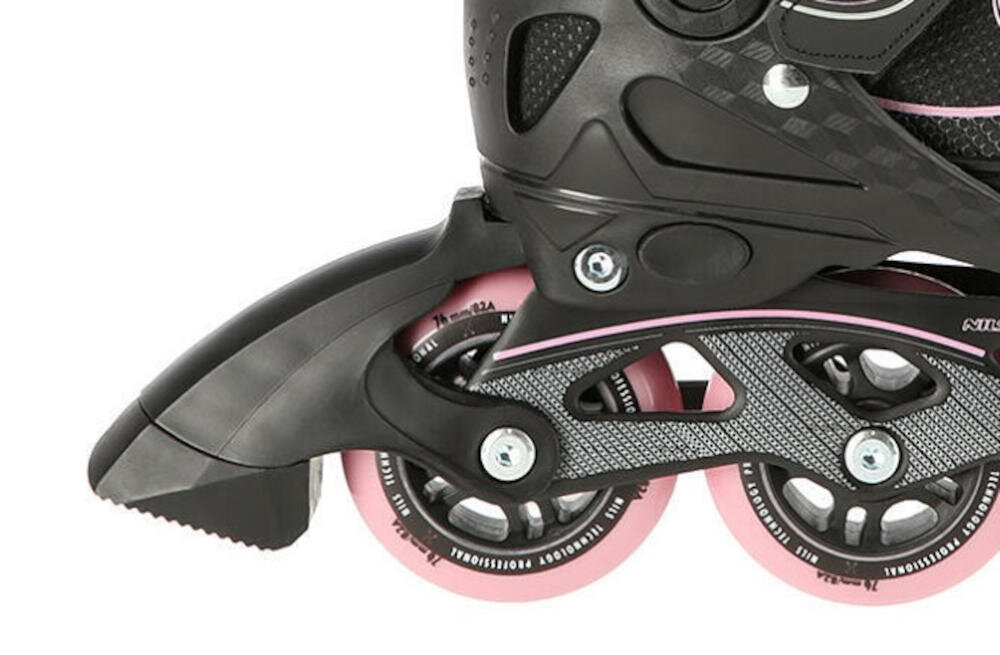 NILS EXTREME konstrukcja łyżworolki półmiękki lekki but płoza aluminium odlew ciśnieniowey wysoka jakość trakcja łożysko