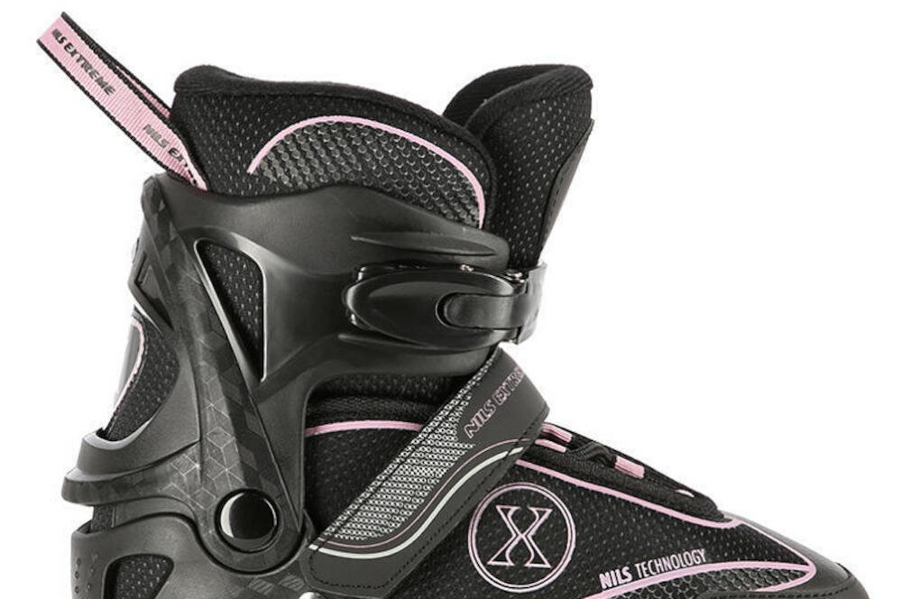 NILS EXTREME założenie zapięcie pewna jazda  klamra pasek rzep sznurówki