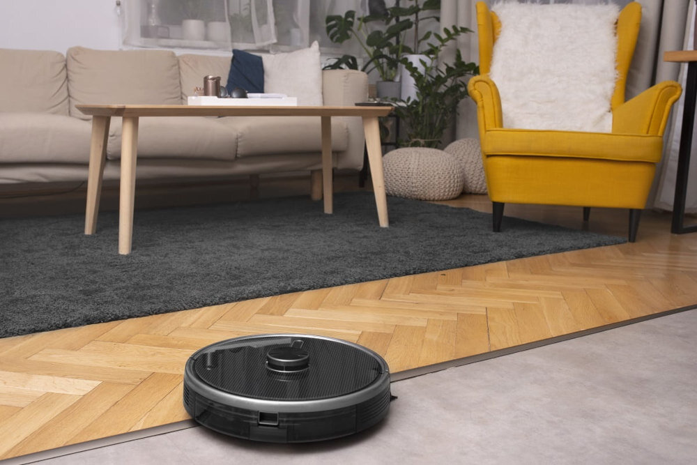 Robot sprzatajacy CONCEPT VR3520 Real Force duza moc dluga wytrzymalosc cyfrowy bezszczotkowy silnik BLDC do 250 minut na jednym ladowaniu