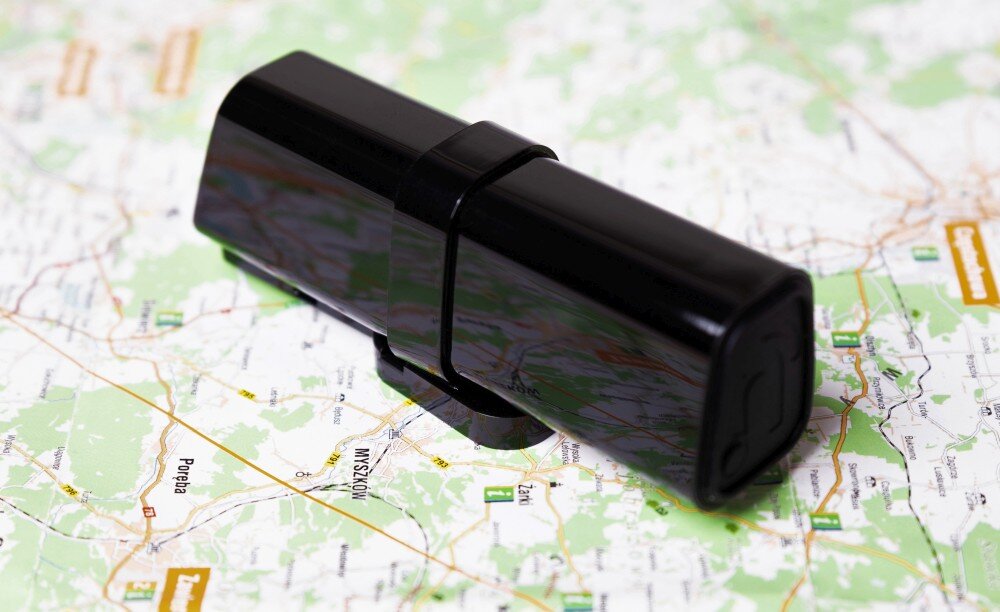 Lokalizator NOTIONE GPS Czarny lokalizacja rzeczy przedmioty zobowiązania precyzja