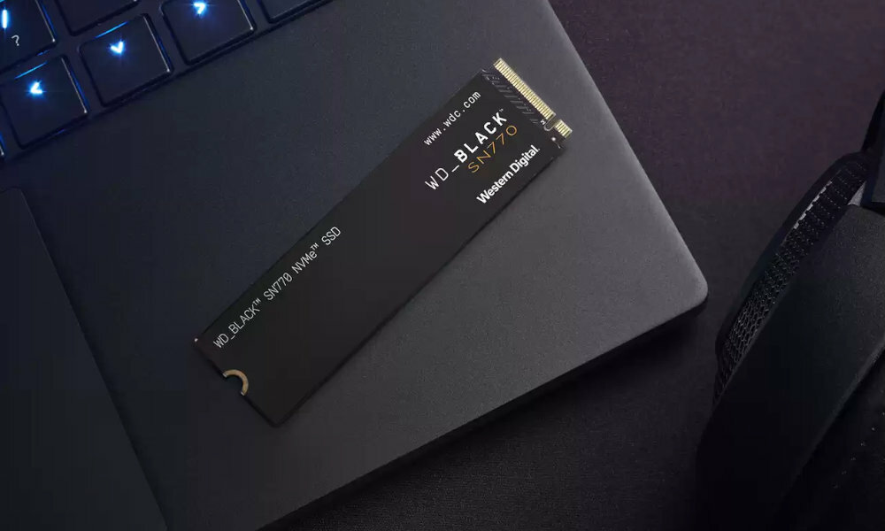 WD Black SN770 1TB SSD laptop