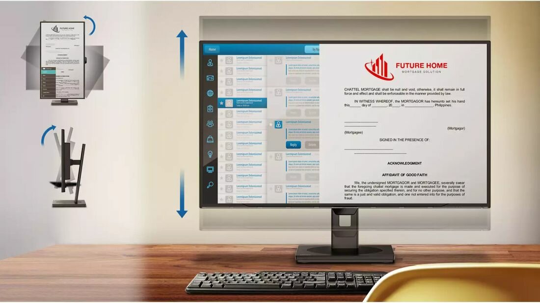 Monitor PHILIPS 241V8L - Compact Ergo