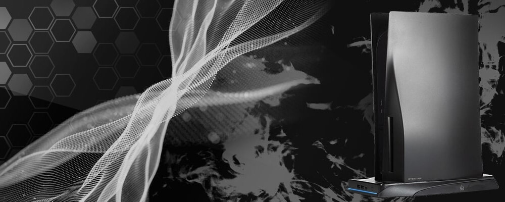 Obudowa STELLDIGI Azure Scalp PS5-FP02B Czarny montaż dostęp do portów kształt 