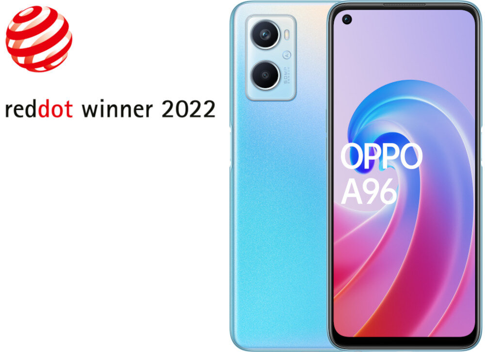 Smartfon OPPO A96 nagroda reddot