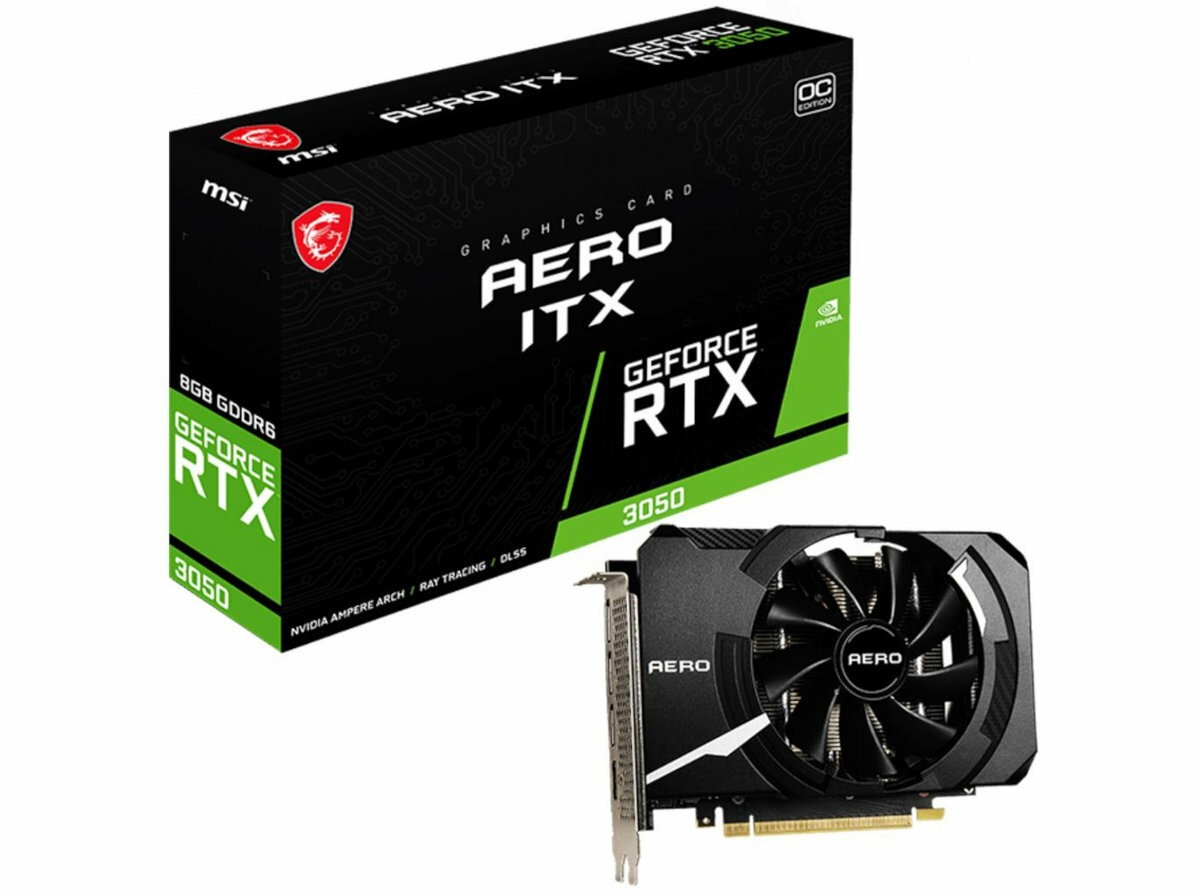 Karta-graficzna-MSI-GeForce-RTX-3050-Aero-ITX-8GB-OC-opakowanie