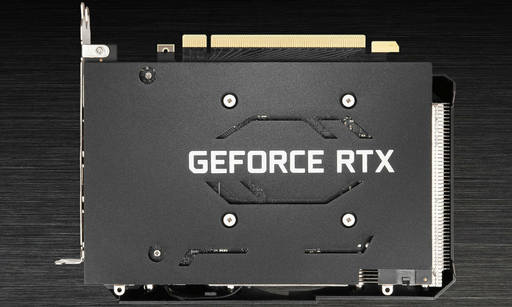 MSI GeForce RTX 3050 Aero ITX LHR 8GB tyl