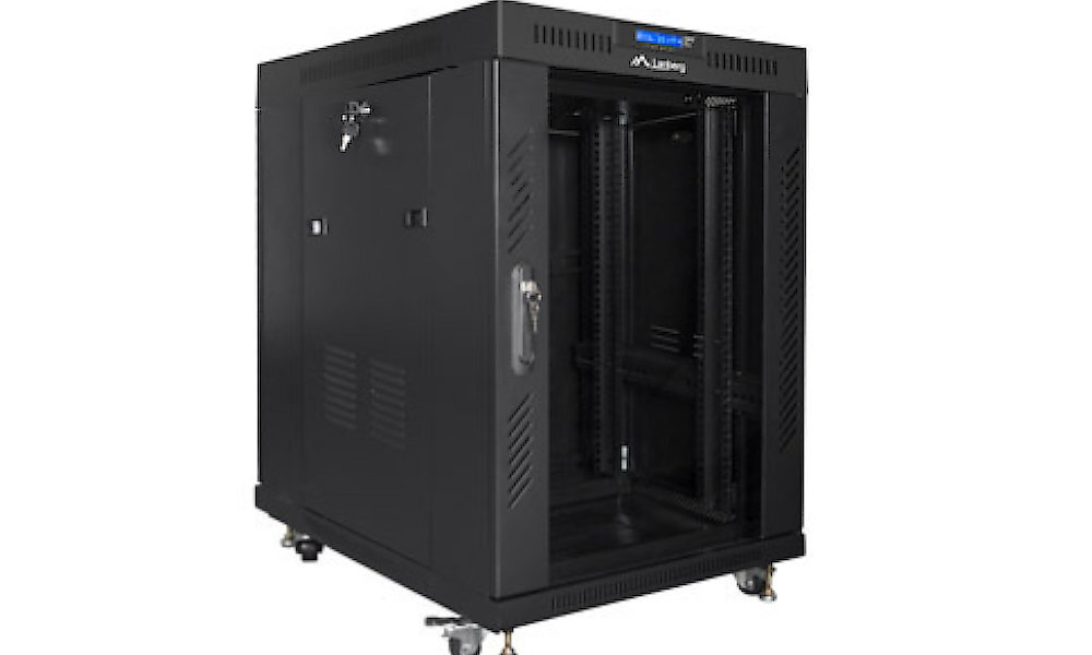 Szafa RACK LANBERG 19 skos lewy