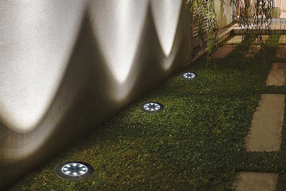 Lampa solarna SASKA GARDEN 1039923 4 szt. oswietlenie ogrodu magiczne oswietlenie pochodnia