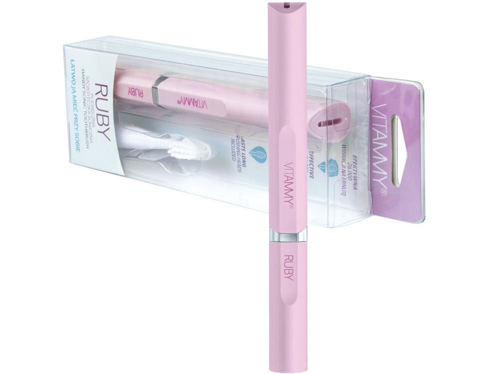 Szczoteczka soniczna VITAMMY Ruby elementy zestaw