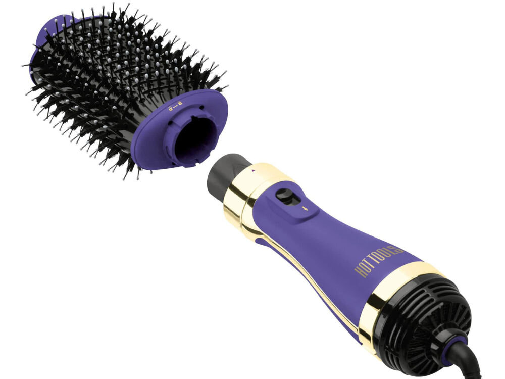 Suszarko-lokówka HOT TOOLS HTDR5586 lokówka suszarka szczotka prostownica 4 w 1 odpinana główka łatwe przechowywanie stylizacja suszenie proste szybkie w domu w podróży doskonale wysuszone wygładzone włosy unionione od nasady efekt z salonu