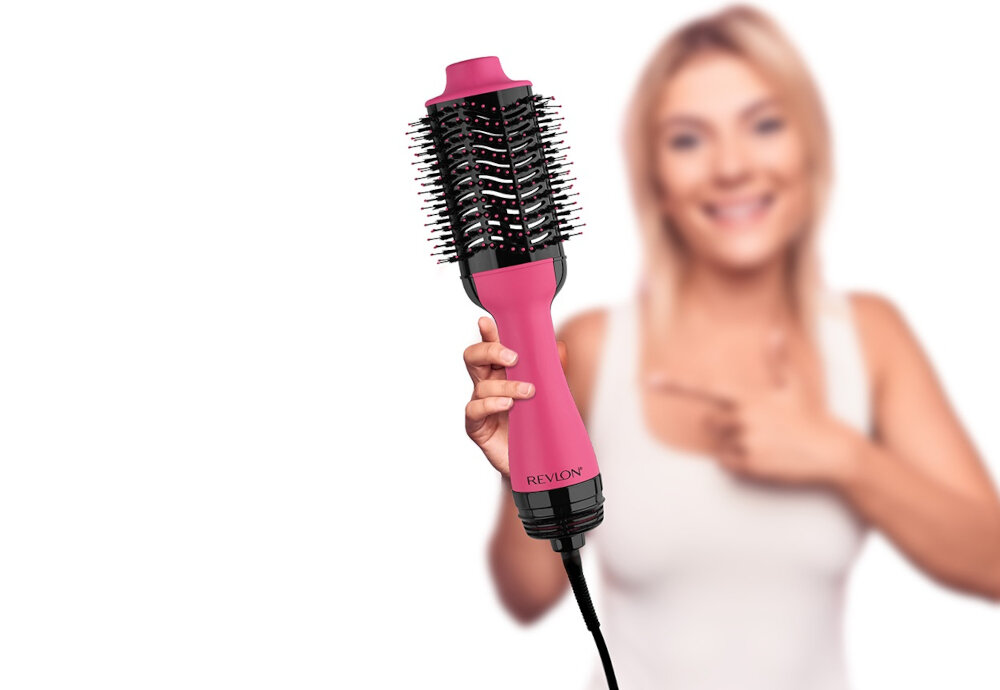 Suszarko-lokowka REVLON One Step RVDR5222E Rozowy technolgoia jonowa odzywia wygladza nadaje blask