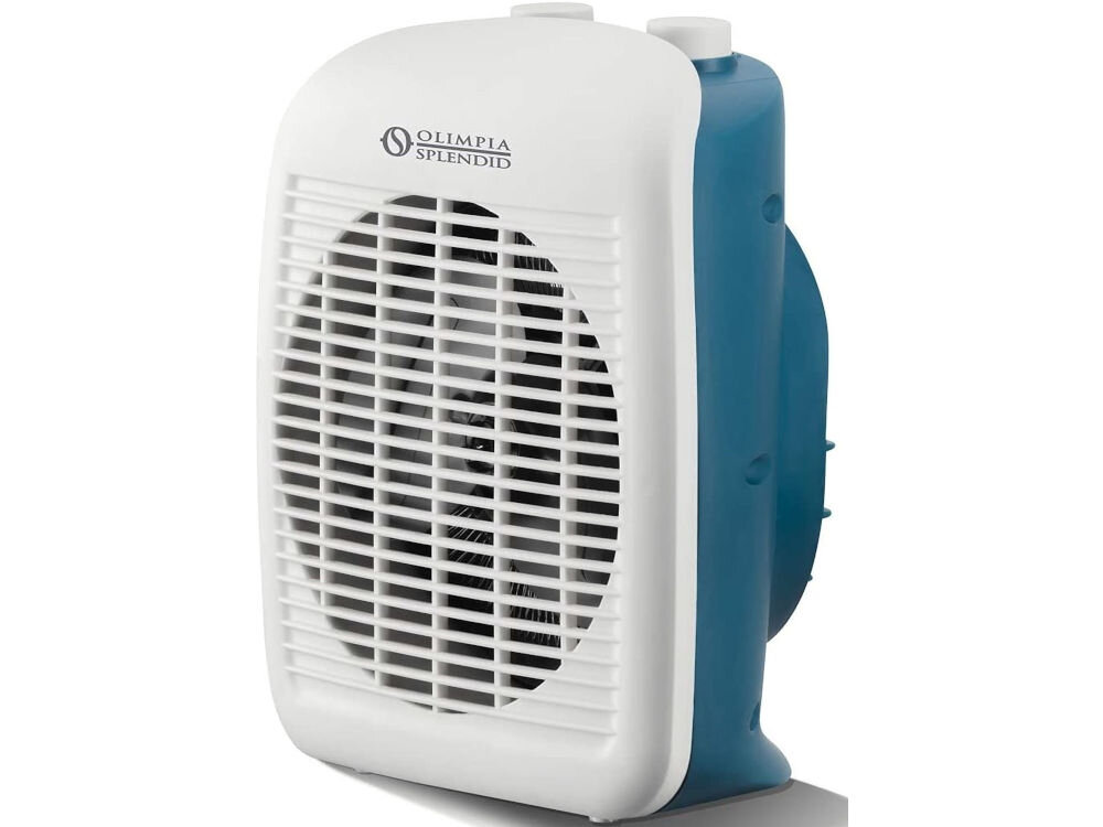 Termowentylator OLIMPIA SPLENDID Caldo Relax dodatkowe bezpieczeństwo funkcja automatycznego wyłączanie istotna cecha dzieci zwierzęta nie stanowi zagrożenia pożarowego spokojne bezpieczne użytkowanie